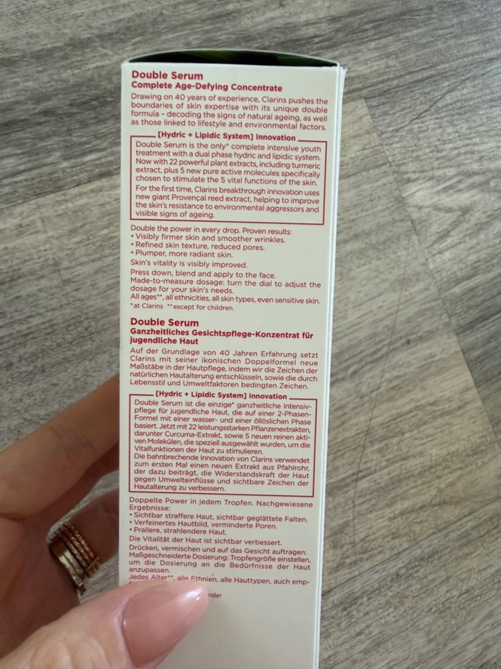 Clarins Double Serum Bottle & Box - 50ml $140 retail - Picture 3 of 4
